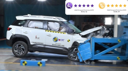 Maruti Suzuki Brezza Facelift Scores 5 Stars In Bharat NCAP Image
