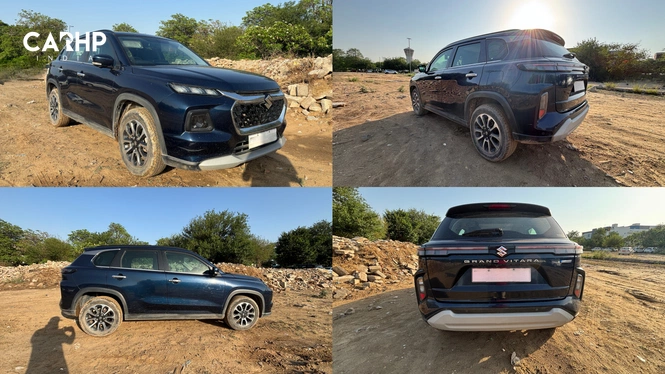 Maruti Suzuki Grand Vitara Exterior: Front Side View; Rear Side View; Side View; Rear View