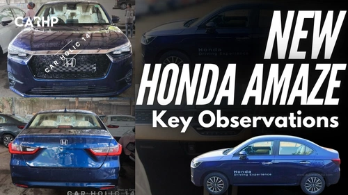 New Honda Amaze Spyshots Leaked, Here's Everything You Need To Know