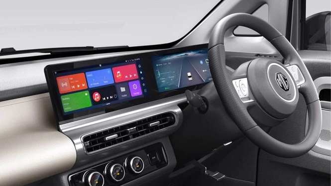 MG comet ev interior