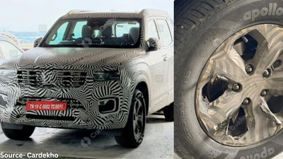 Upcoming Scorpio N Facelift Spied