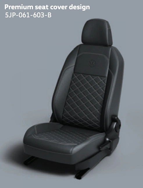 Premium Seat Cover Design As Volkswagen Virtus GT Accessories