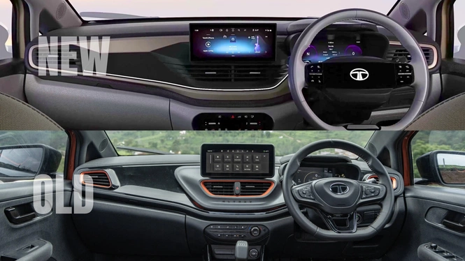 old vs new altroz interior