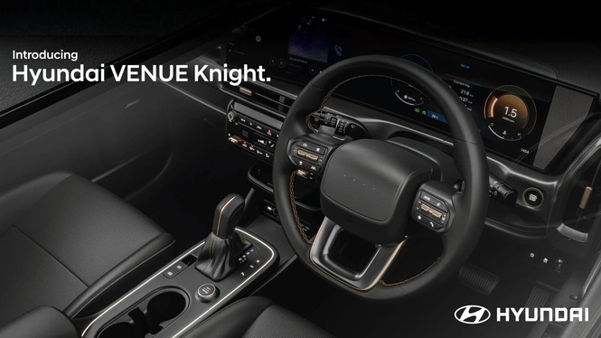Hyundai Venue Knight Interior View