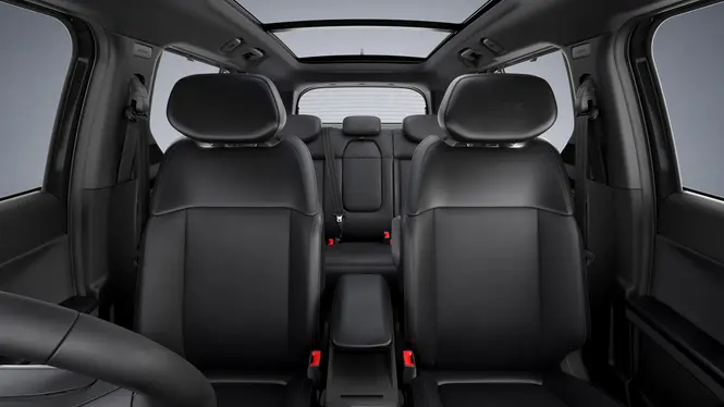 Tata Sierra DARK Edition Interior Seats View