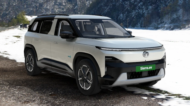 Tata Sierra EV Pure S Coorg White