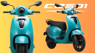 Bajaj Chetak C2501 Launched at ₹91,399