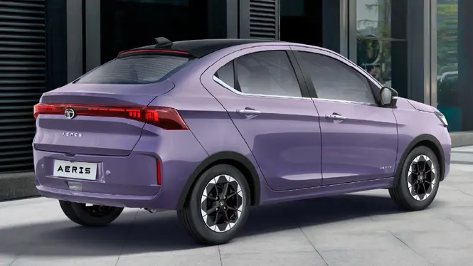 Tata Aeris Exterior Rear Right Three Quarter View