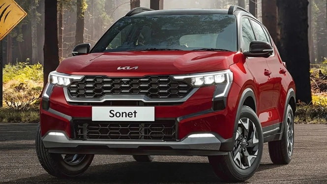 Kia Sonet Red