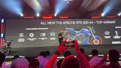 TVS Apache RTR 200 4V Launched at Rs 1.49 Lakh With Adjustable USD Forks