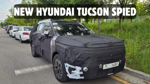 New Hyundai Tucson Test Mule Spied With Heavy Camouflage Image