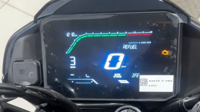 2026 Bajaj Pulsar NS125 LCD Instrument Cluster View