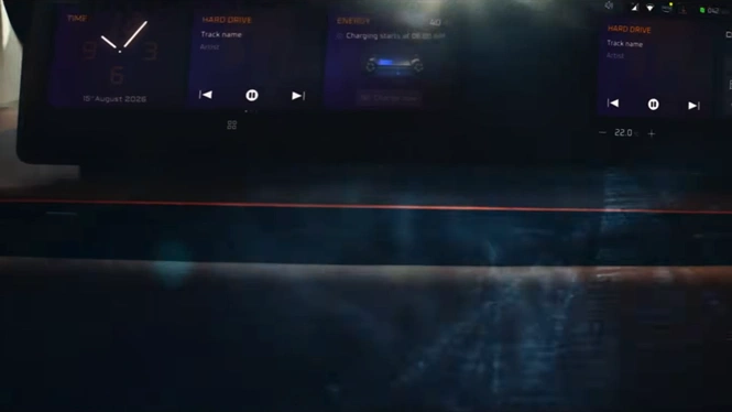 Mahindra BE 6 SPORTEQ interior three screen display teaser