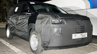 Hyundai Exter Facelift Spied Testing