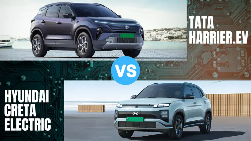 Tata Harrier EV vs Hyundai Creta Electric 