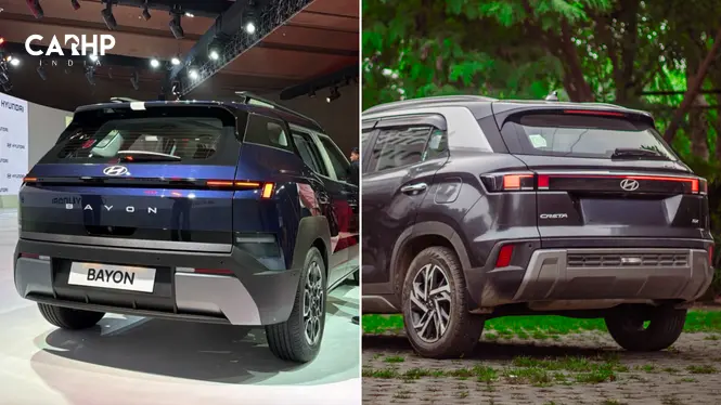 Hyundai Bayon and Creta Rear Side-by-side Views