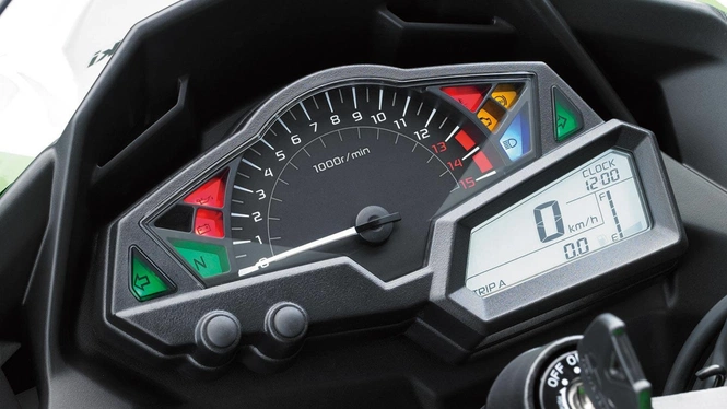 2027 Kawasaki Ninja 300 Analogue-Digital Instrument Cluster