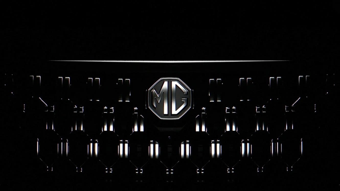 MG Hector Facelift front Grille teased