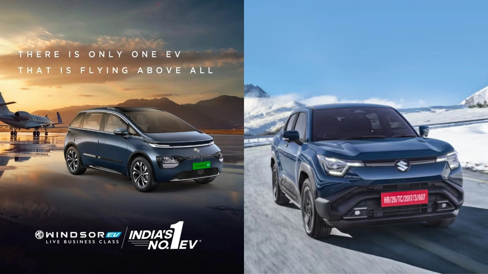 Maruti Suzuki eVitara vs MG Windsor EV BaaS Comparison