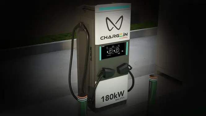 Mahindra Charge_iN 180kW charging point