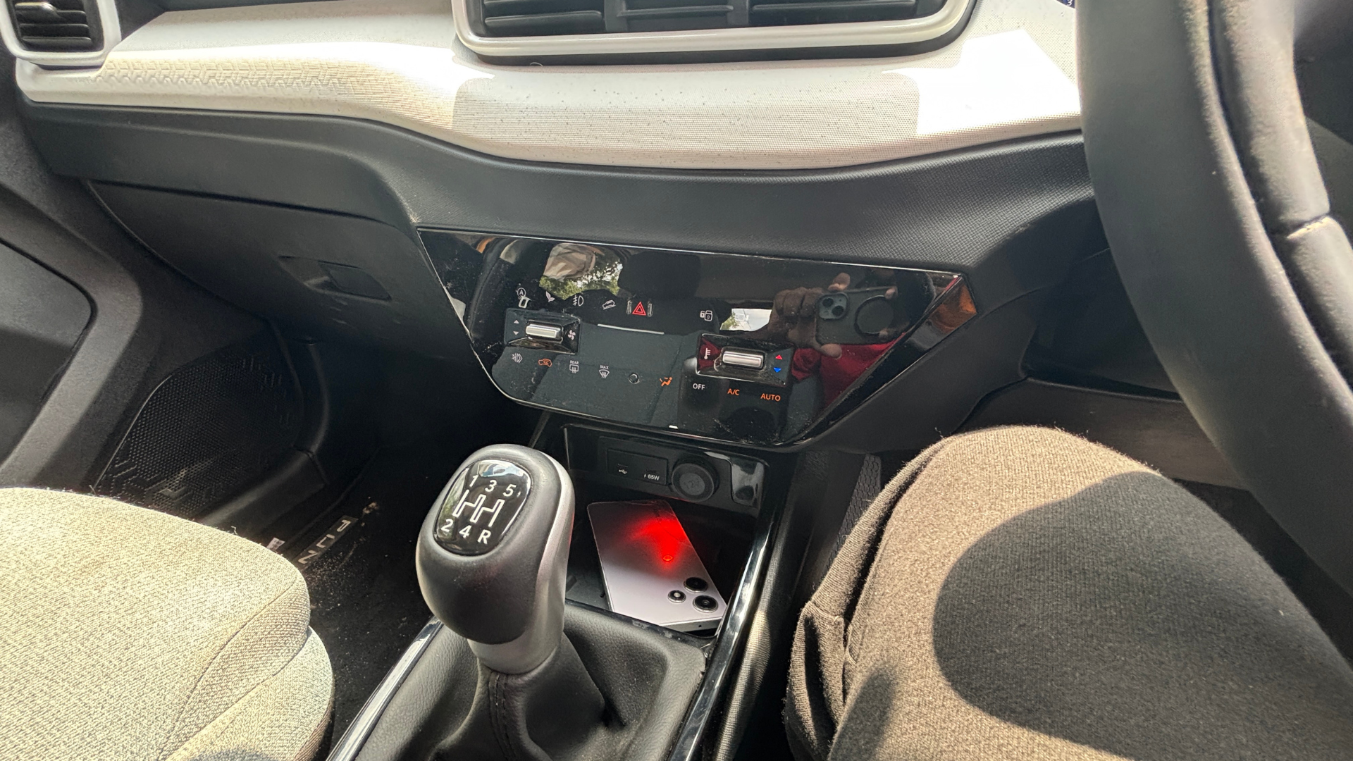 Tata Punch Interior 5-Speed Manual Transmission Gearbox View