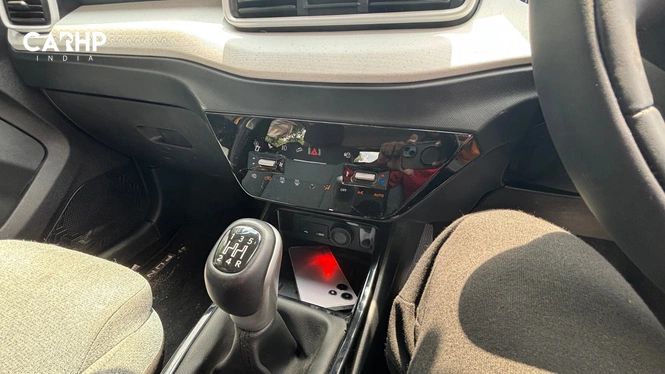 Tata Punch Interior 5-Speed Manual Transmission Gearbox View