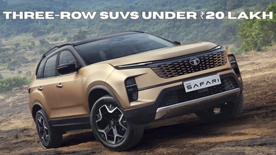 Three-Row SUVs You Can Buy Under Rs 20 Lakh