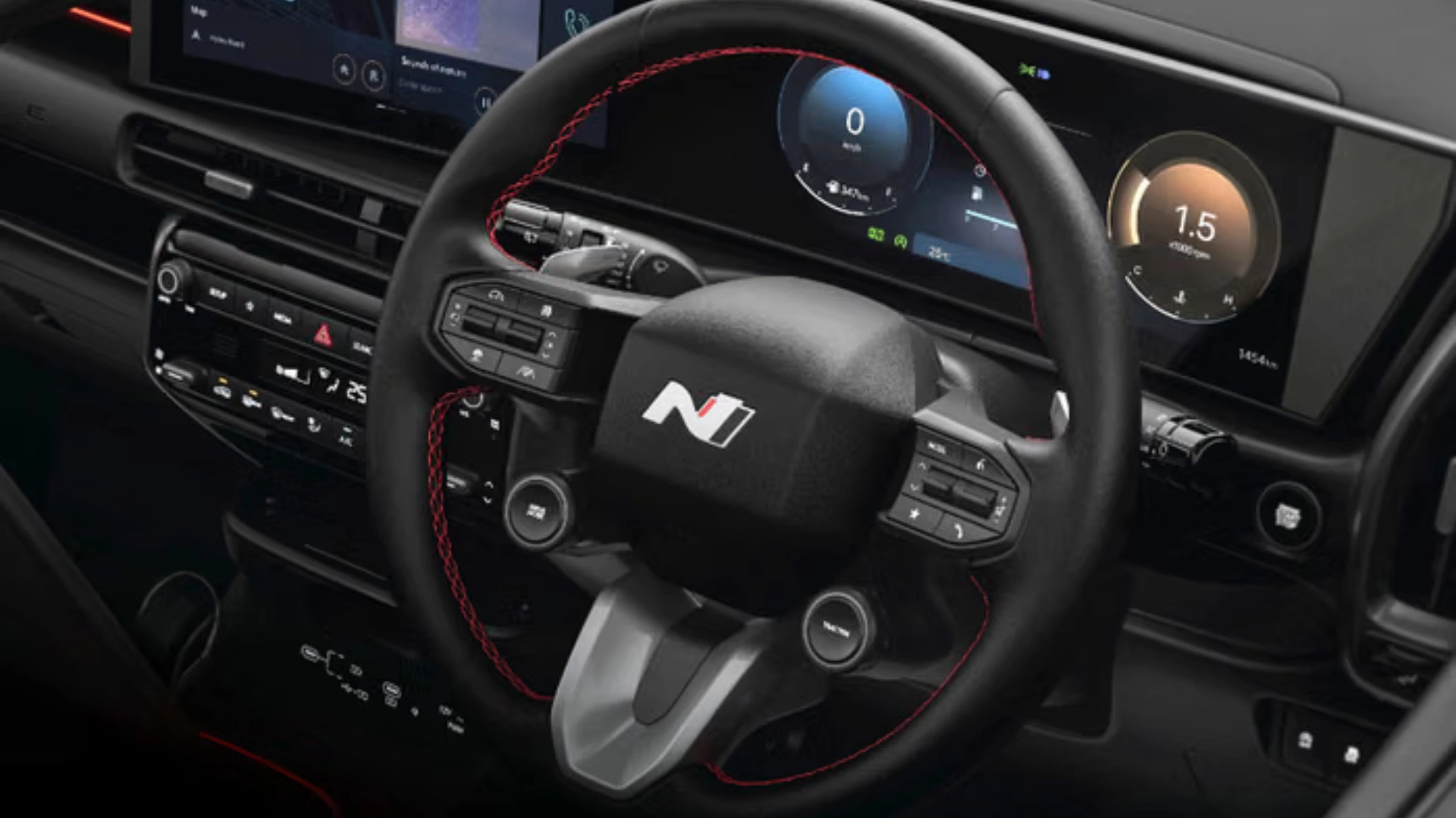 Hyundai Venue N-Line facelift steering