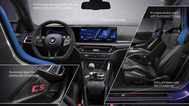 new m2 cs interior