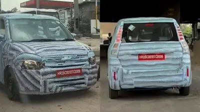 Maruti Wagon R Facelift Spied Testing With New Head and Tail Lights