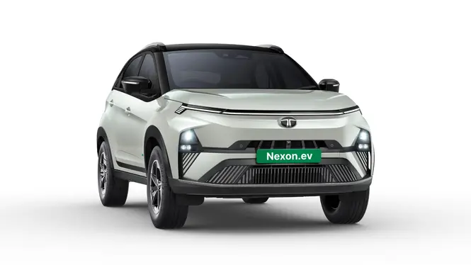 Tata Nexon EV Exterior Front Right Three Quarter View